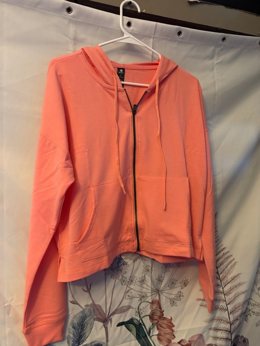 90 Degree By Reflex Coral Zip Hoodie Jacket